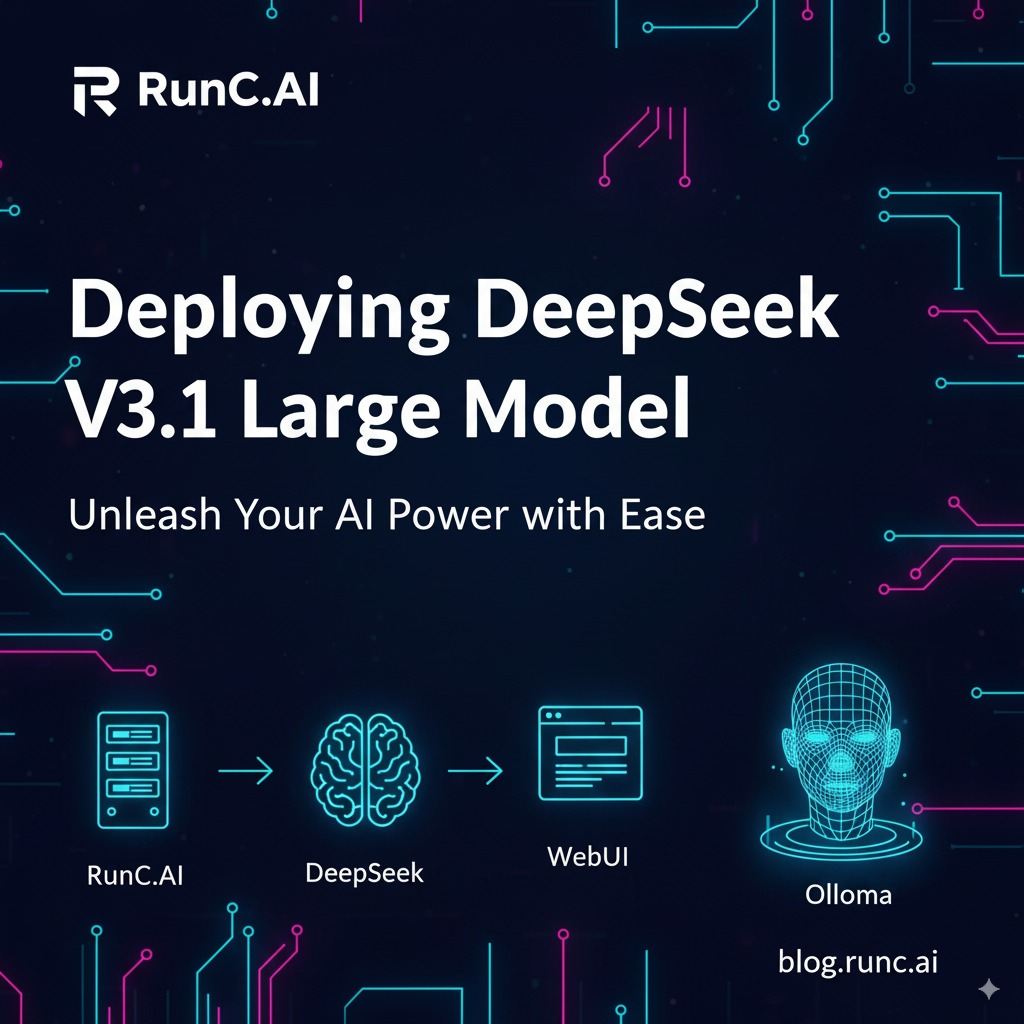 Build Your Own Private AI Assistant: A Step-by-Step Guide to Deploying DeepSeek V3.1 on RunC.AI