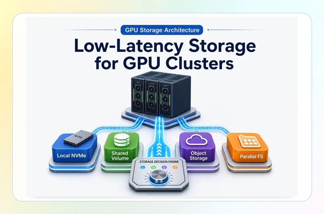 Low-Latency Storage for GPU Cluster Deployments